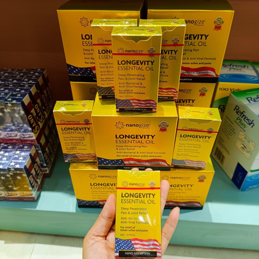 Dầu Gió Vàng Nanogize Longevity Essential Oil