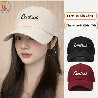 Mũ lưỡi trai nam nữ Central, nón lưỡi trai thời trang unisex vải cotton dày dặn phù hợp nam nữ
