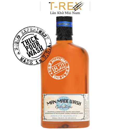 Sữa Tắm Gội 18.21 Man Made Absolute Mahogany 532ML