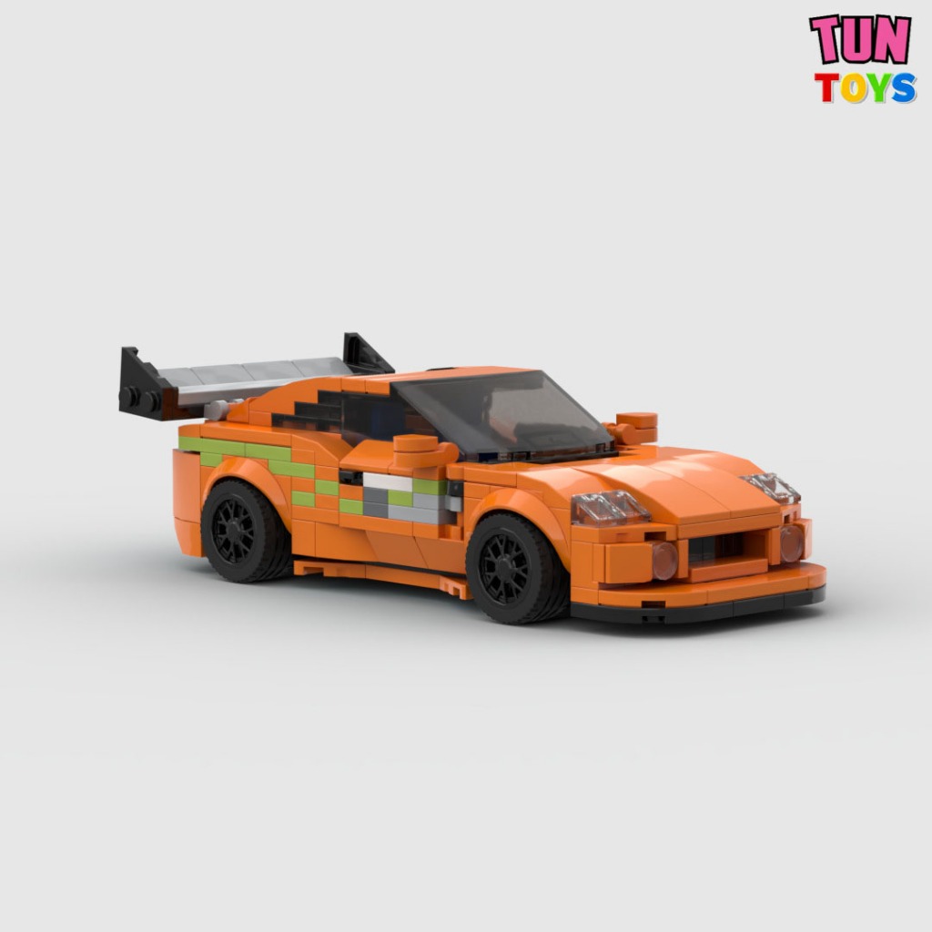 Ô tô mô hình Lego Supra Mk4 - Đồ chơi lắp ráp nhựa Abs cao cấp an toàn