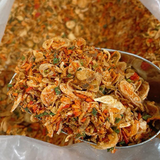 1KG Muối Tép Hành Phi Ép Chân Không Gửi Đi Xa An Toàn
