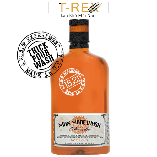 Sữa Tắm Gội 18.21 Man Made Noble Oud 532ML