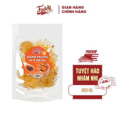 Bánh Tráng Trộn Sa Tế Tôm Cay Fadely (50g)