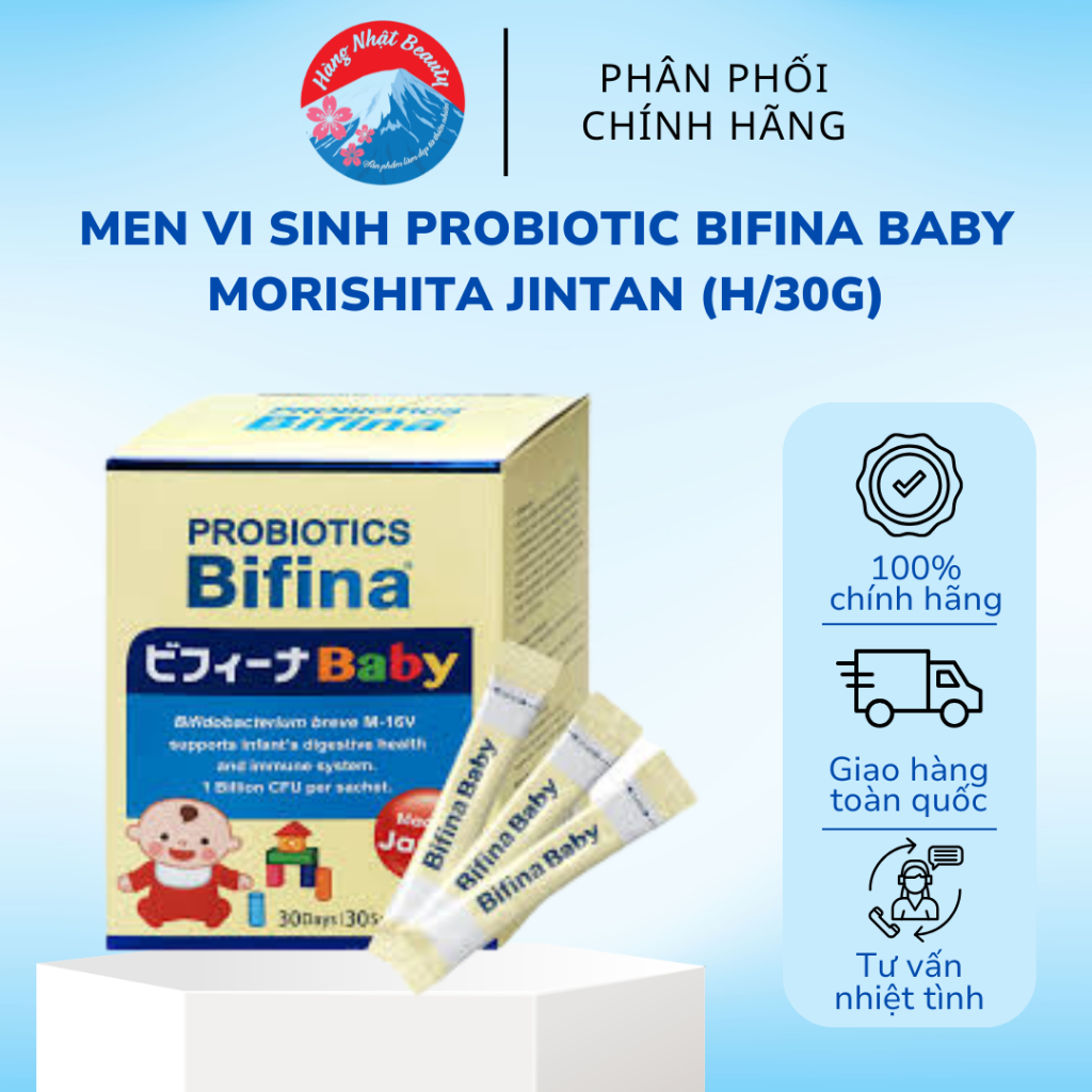 Men vi sinh Probiotic Bifina Baby Morishita Jintan (H/30g)