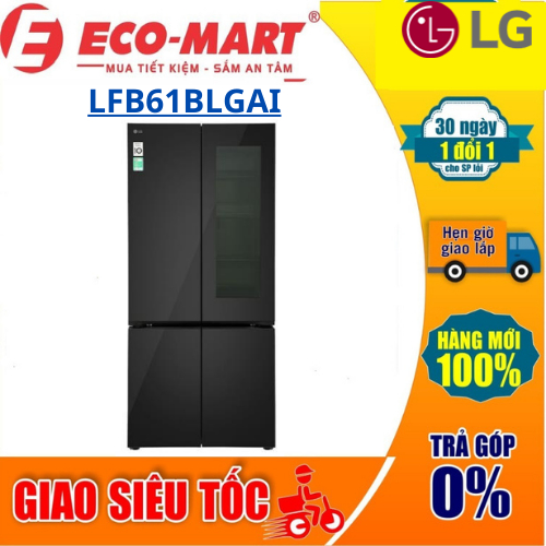 LFB61BLGAI Tủ lạnh LG LFB61BLGAI inverter 617L Multi Door InstaView