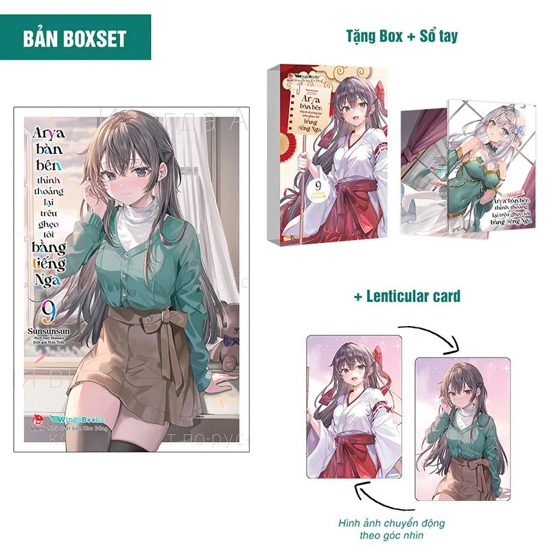 Truyện - Arya Bàn Bên Thỉnh Thoảng Lại Trêu Ghẹo Tôi Bằng Tiếng Nga Tập 1- 8, 9 ( Bản Phổ Thông + Bo