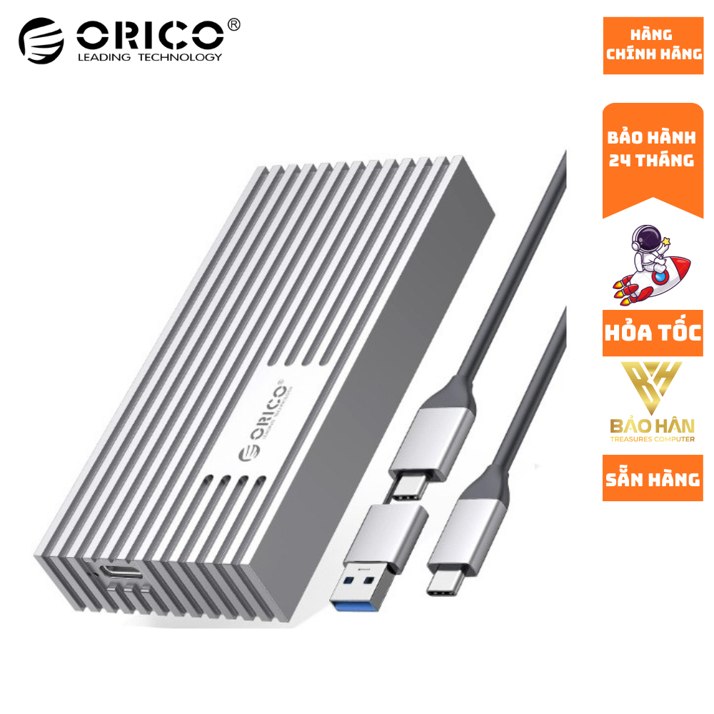 Box ổ cứng SSD Orico M234C3-U4 USB 4.0 M.2 NVME TypeC 40Gbps - Hàng Chính Hãng