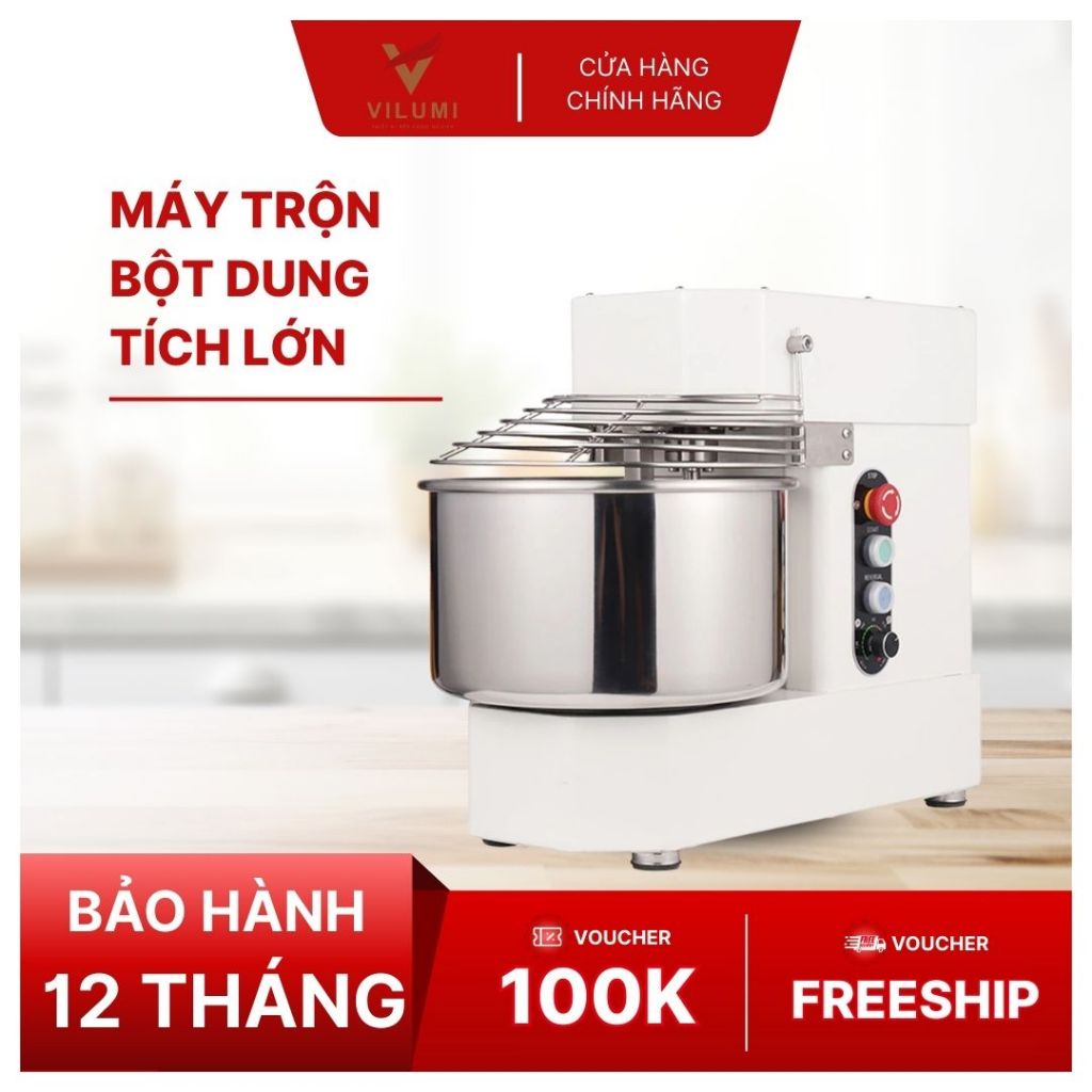 Máy trộn bột dung tích 10 - 15 - 20 lít VILUMI - Bảo hành 12 tháng