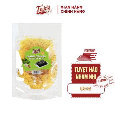 Bánh Tráng Trộn Rong Biển Cháy Tỏi Fadely (50g)