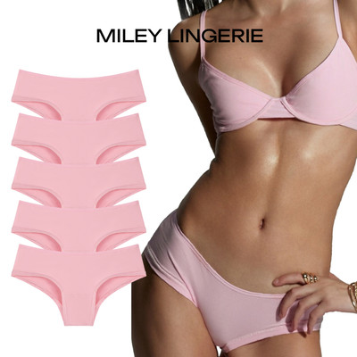 Combo 5 Quần Cotton Lưng Xéo Miley Lingerie Cao Cấp Charcoal Gray Being Me