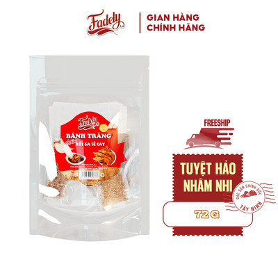 Bánh Tráng Chấm Xốt Sa Tế Cay Fadely (72g)