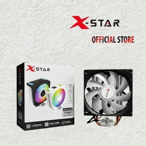 Tản Nhiệt CPU XSTAR FX680 RGB – Fan Tản Nhiệt PC Intel AMD