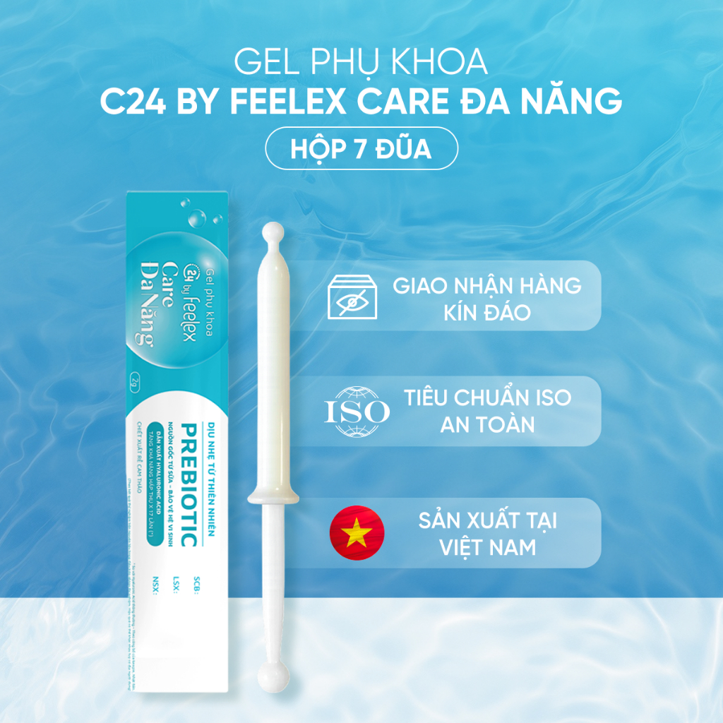 Đũa thần inner - Gel phụ khoa C24 by Feelex Care đa năng, cân bằng pH, dịu nhẹ, an toàn, tiện lợi