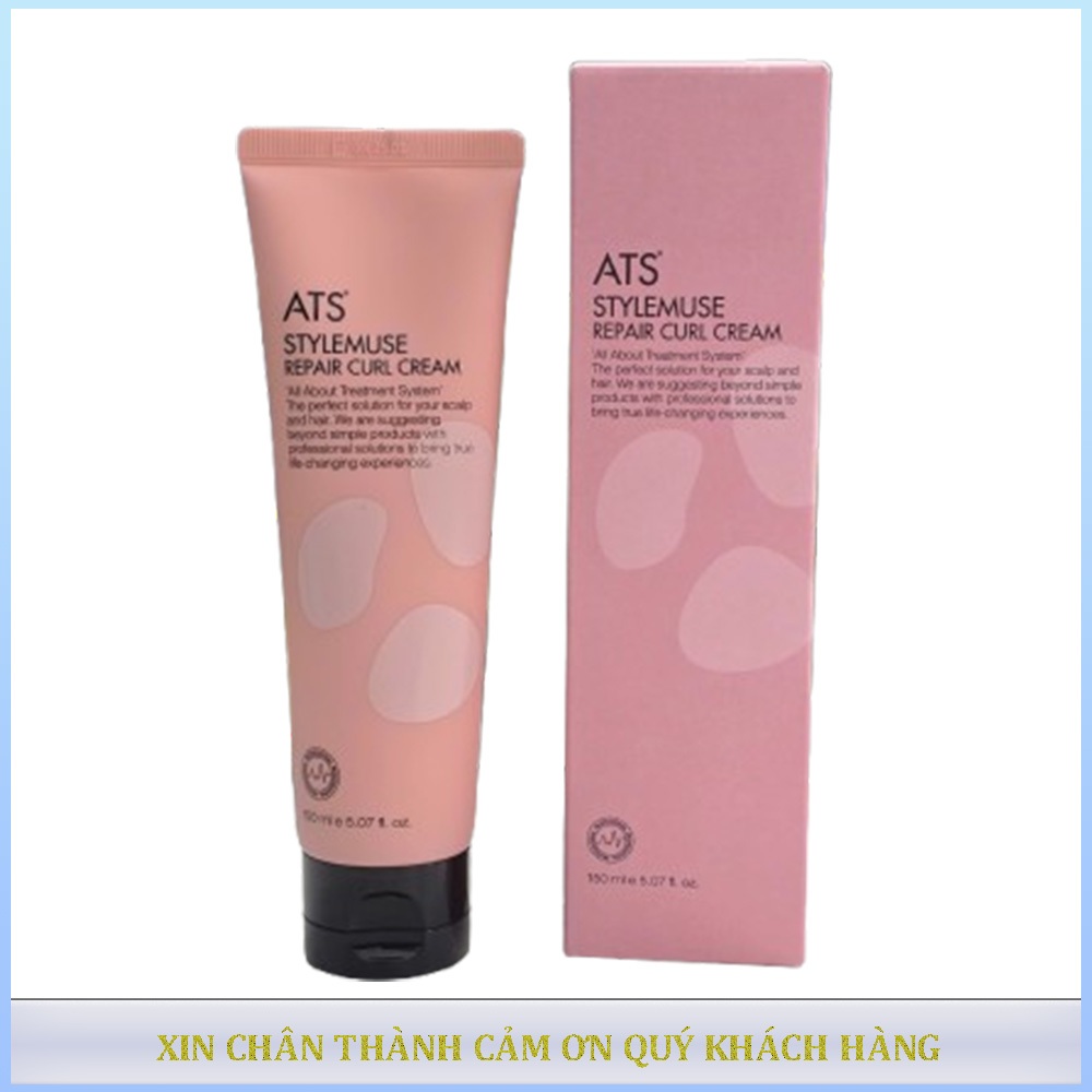 Kem tạo kiểu tóc uốn ATS Style muse Repair Curl Cream 150ml