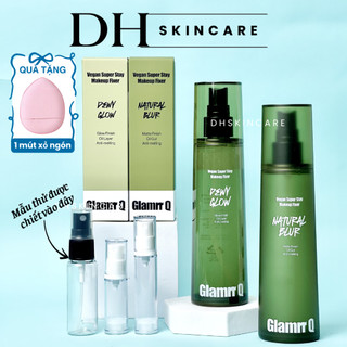 [Hàng Công Ty] Xịt Khóa Nền Cố Định Trang Điểm Thuần Chay Cho Da Nhạy Cảm Glamrr Q Vegan SuperMakeup