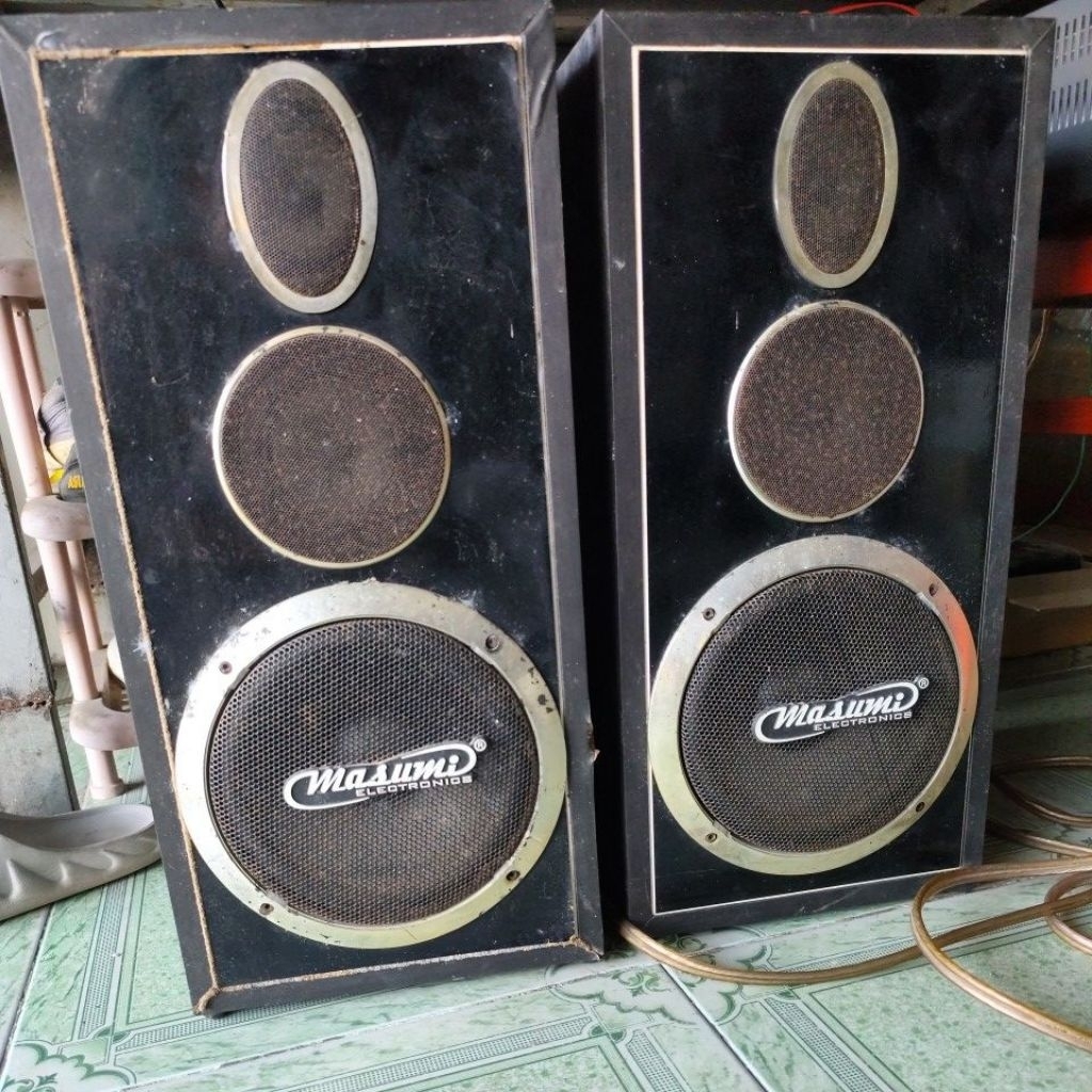 cặp loa cũ hát amply nguyên zin chưa bung MS -220 đang hát hay