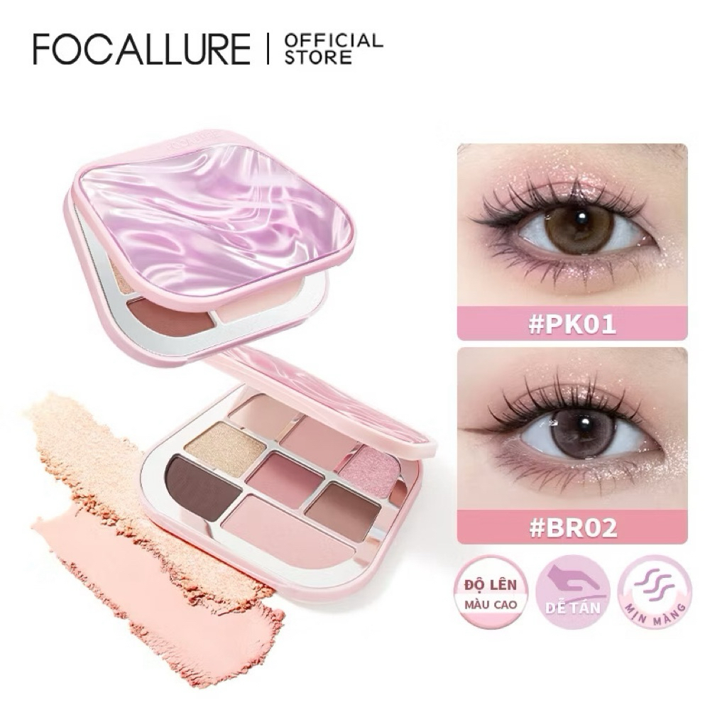 [New] Bảng phấn mắt Focallure 9.6g #BR02