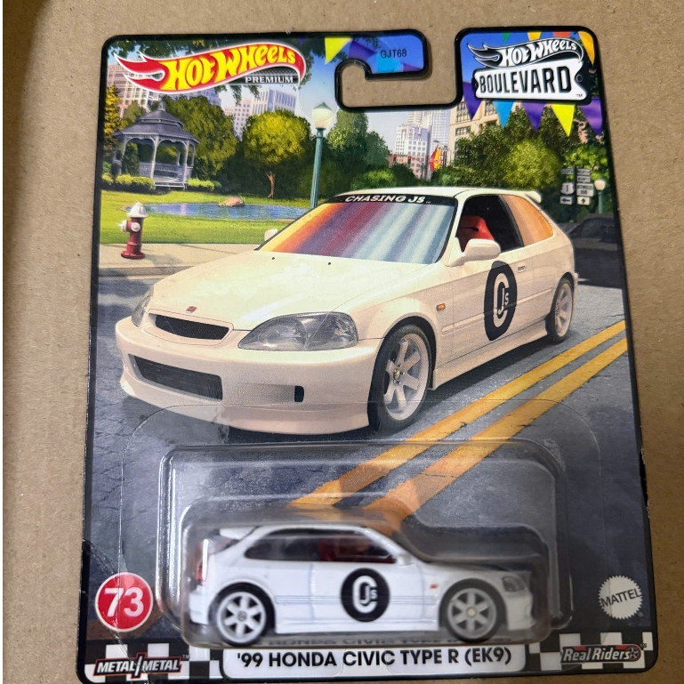 Lehuong Diecast - Xe mô hình Hot Wheels Premium Boulevard Series '99 Honda Civic Type R (EK9)