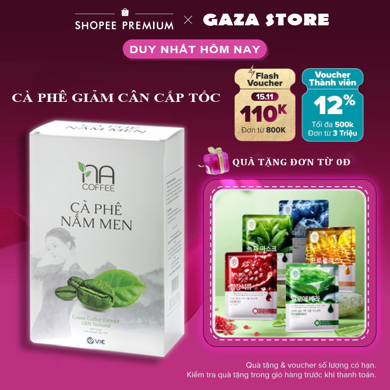 Cà Phê Giảm Cân Nấm Men Slimming Garcinia Coffee Chính Hãng 100% mẫu mới nhất 2023