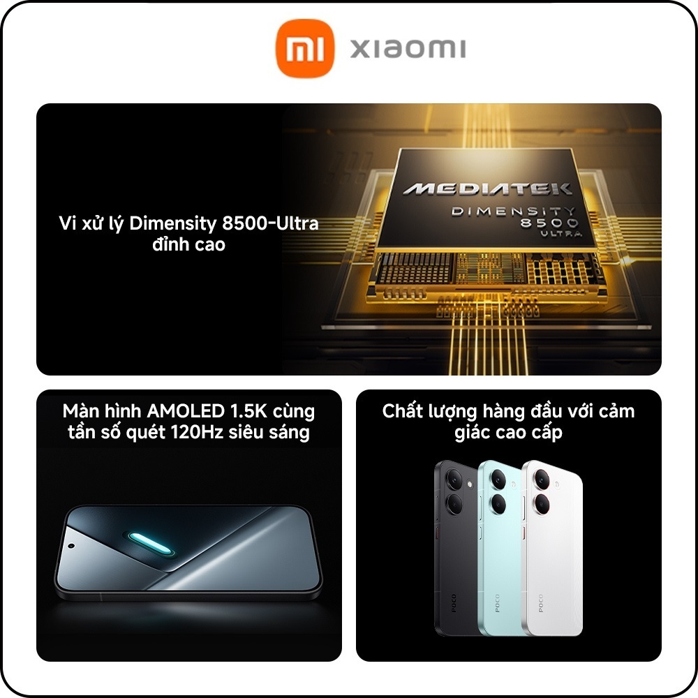 [KOL] Điện thoại XIAOMI POCO X8 Pro 5G (8+256GB | 8+512GB | 12+512GB) | Màn 6.59" 1,5K 120Hz - Bảo Hành 18 Tháng | BigBuy360 - bigbuy360.vn