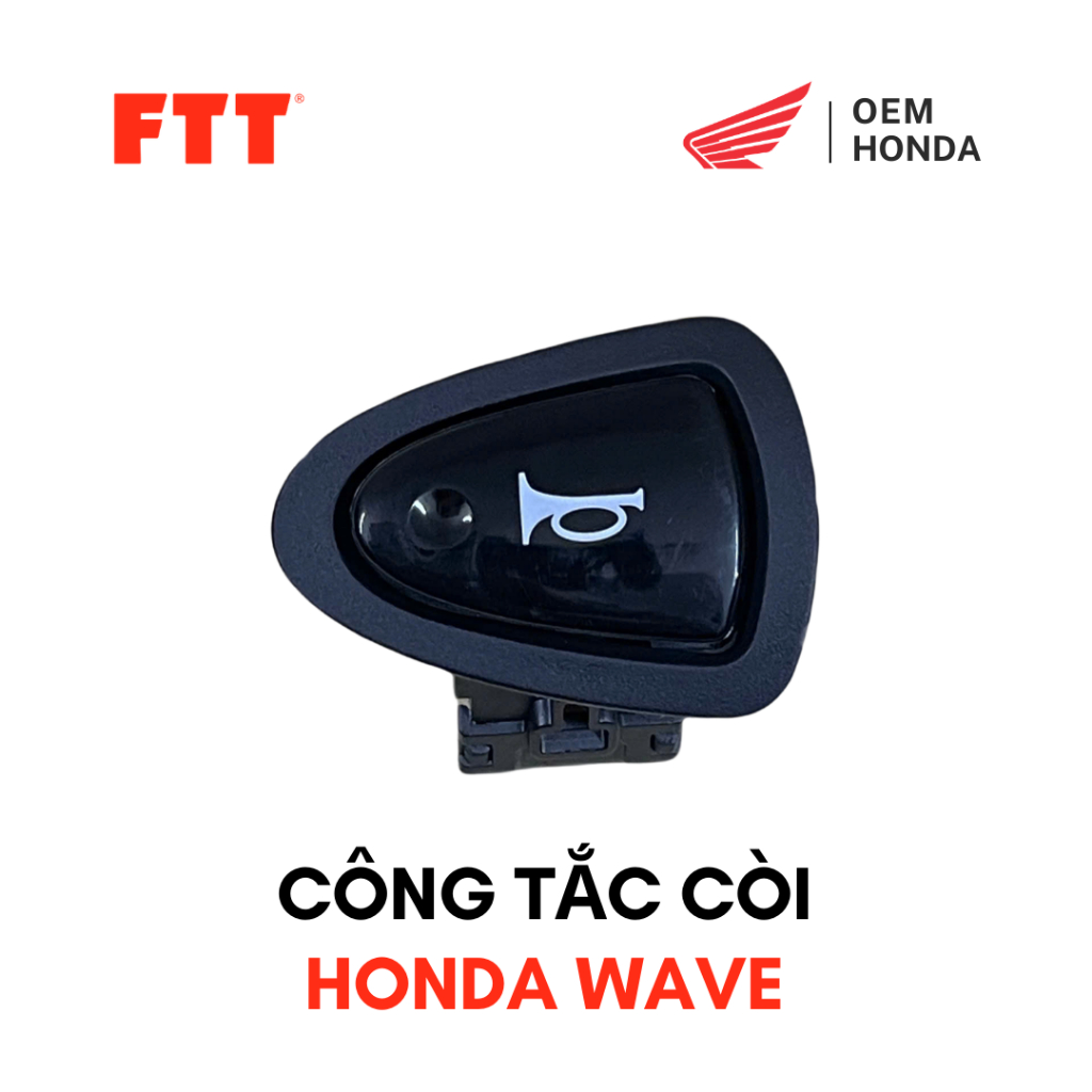 Công Tắc Còi FTT cho xe Honda Wave S 110, Wave Alpha, Wave RSX, Future, Blade mã SW-0973-C00