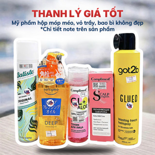 [THANH LÝ] Mỹ phẩm Compliment – Vaseline – Eveline Hộp móp méo, vỏ trầy, bao bì không đẹp, cận date