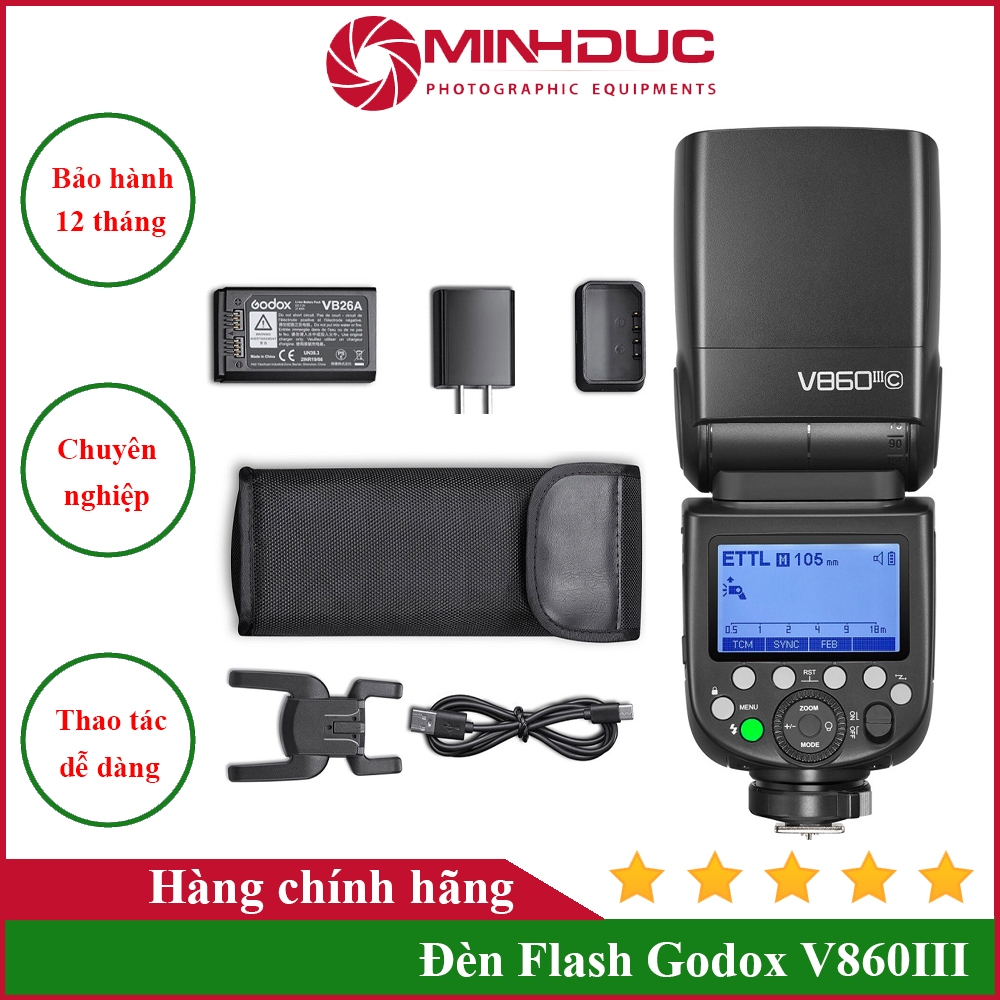Đèn Flash Godox V860III Chính Hãng