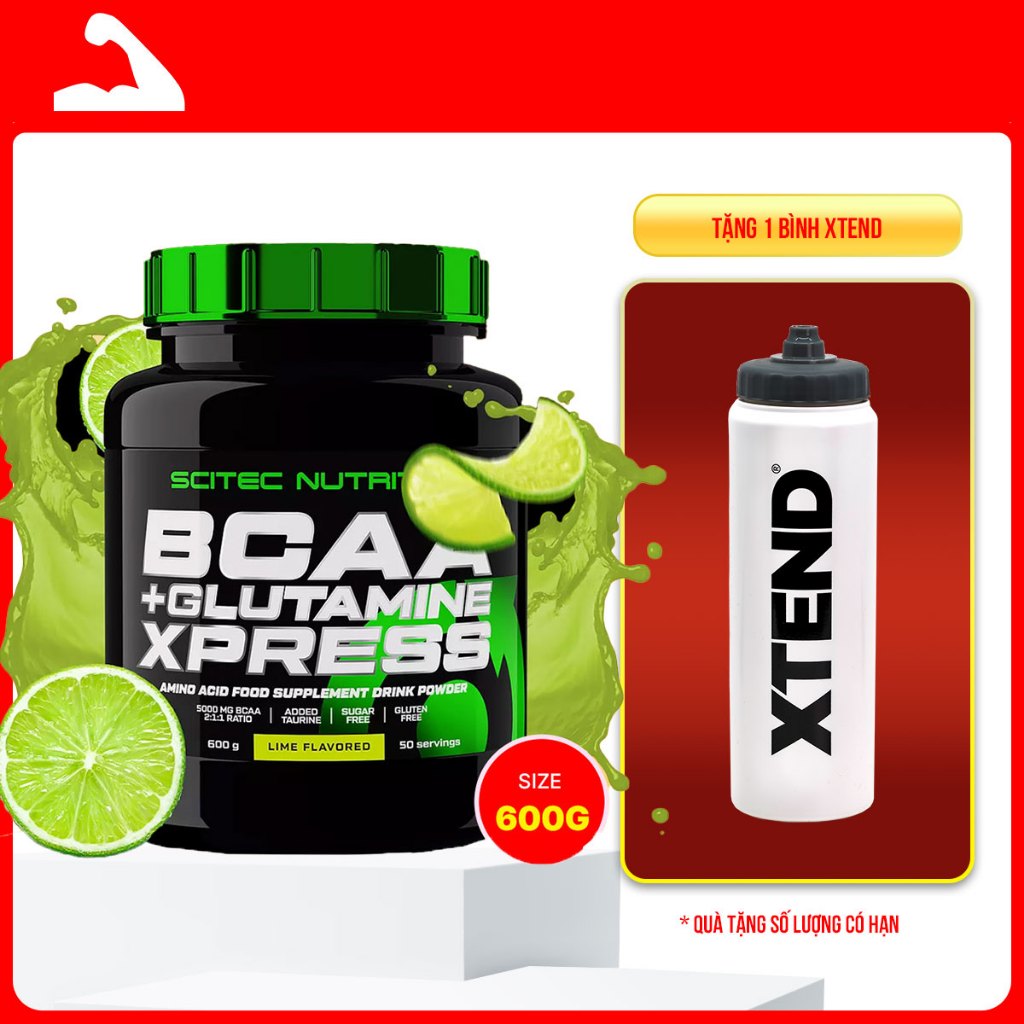 Scitec BCAA + Glutamine Xpress 600g lime