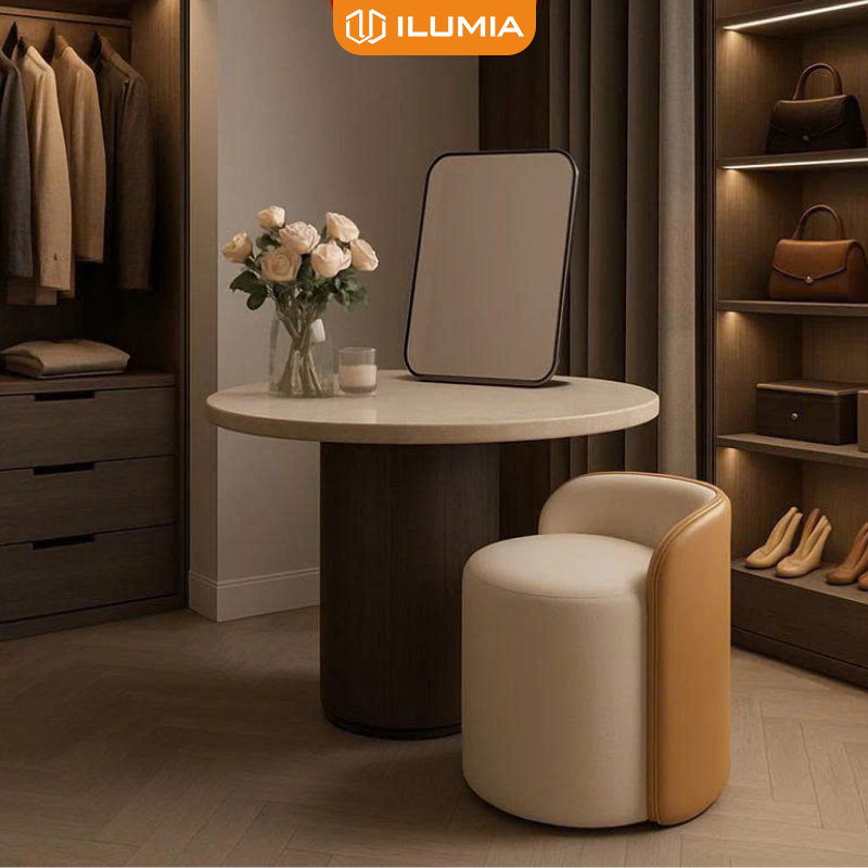 Ghế đôn sofa bọc da PU sang trọng thiết kế thông minh thương hiệu ILUMIA - GC51