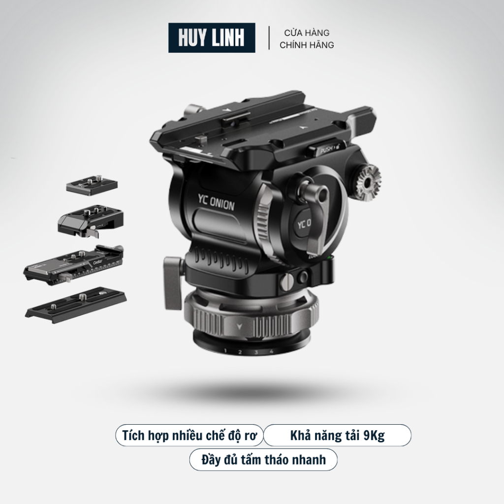 YC Onion Cedar CB7 Head Professional FHCB7M đầu dầu gắn máy ảnh