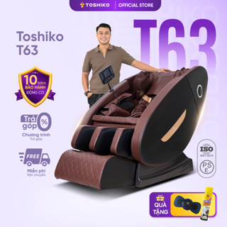 Ghế massage 3D Toshiko T63 hỗ trợ thư giãn tại nhà bảo hành 10 năm động cơ