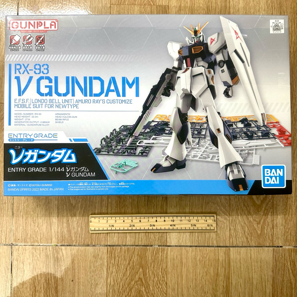Mô hình lắp ráp Bandai Gundam EG Entry Grade 1/144 Nu Gundam