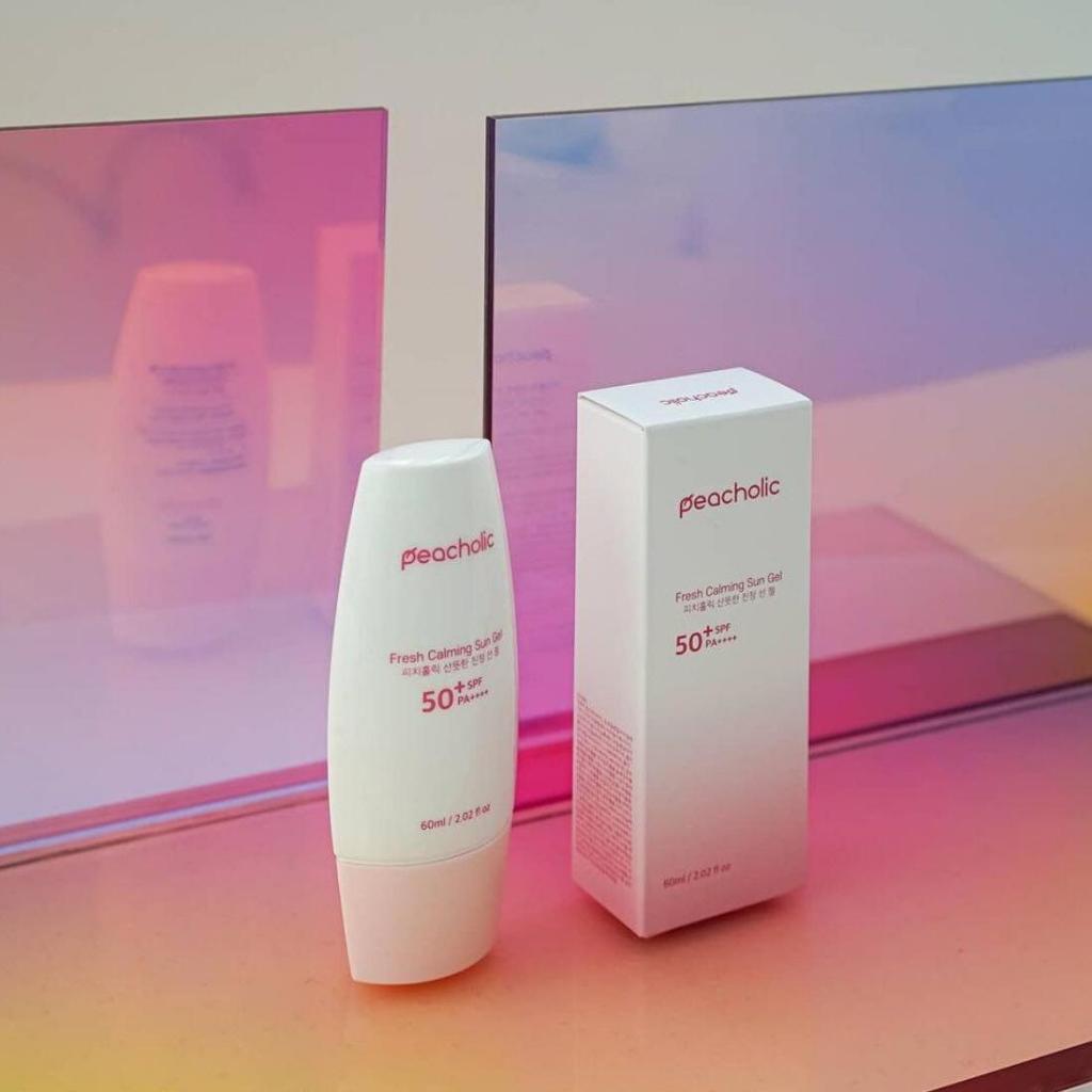 C307_ Combo (02 tuýp) M37 Kem chống nắng Peacholic + (01 LỌ NHỎ) A132 Bột Nia