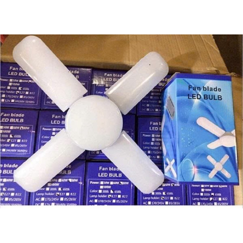 BÓNG ĐÈN LED 4 CÁNH GẤP GỌN 75W