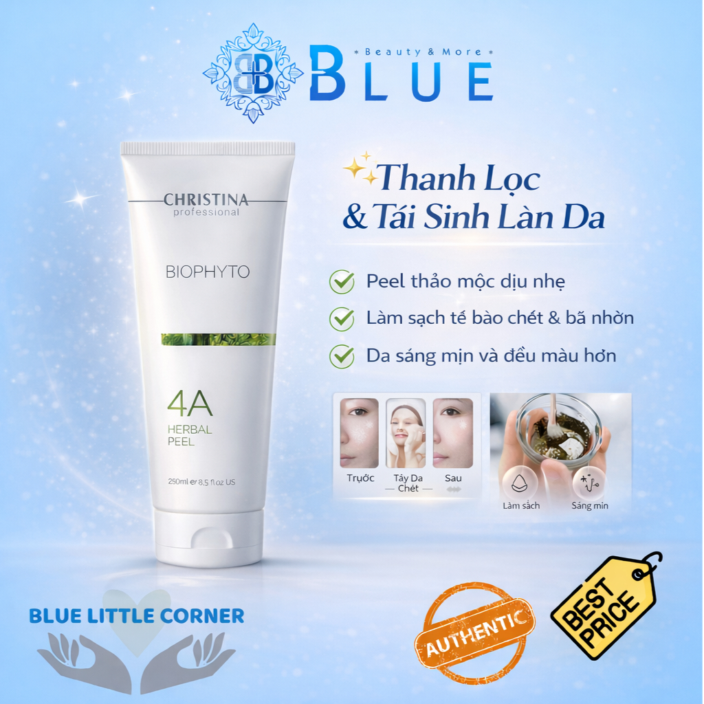 [SHAR] Peel Tảo 4A làm sạch sâu bằng thảo dược Christina Biophyto 4A Herbal Peel