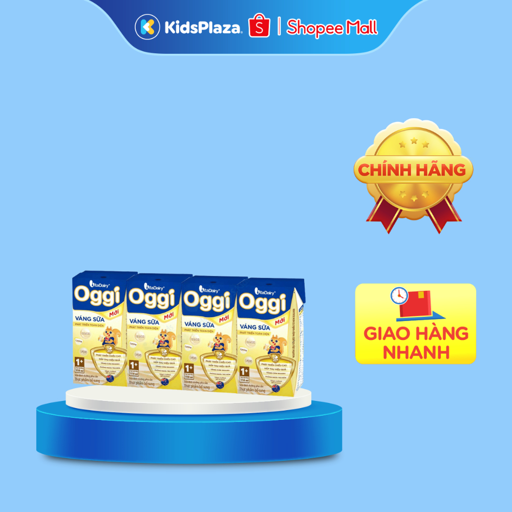 Sữa pha sẵn Oggi BA 4x110ml - Dinh dưỡng tiện lợi