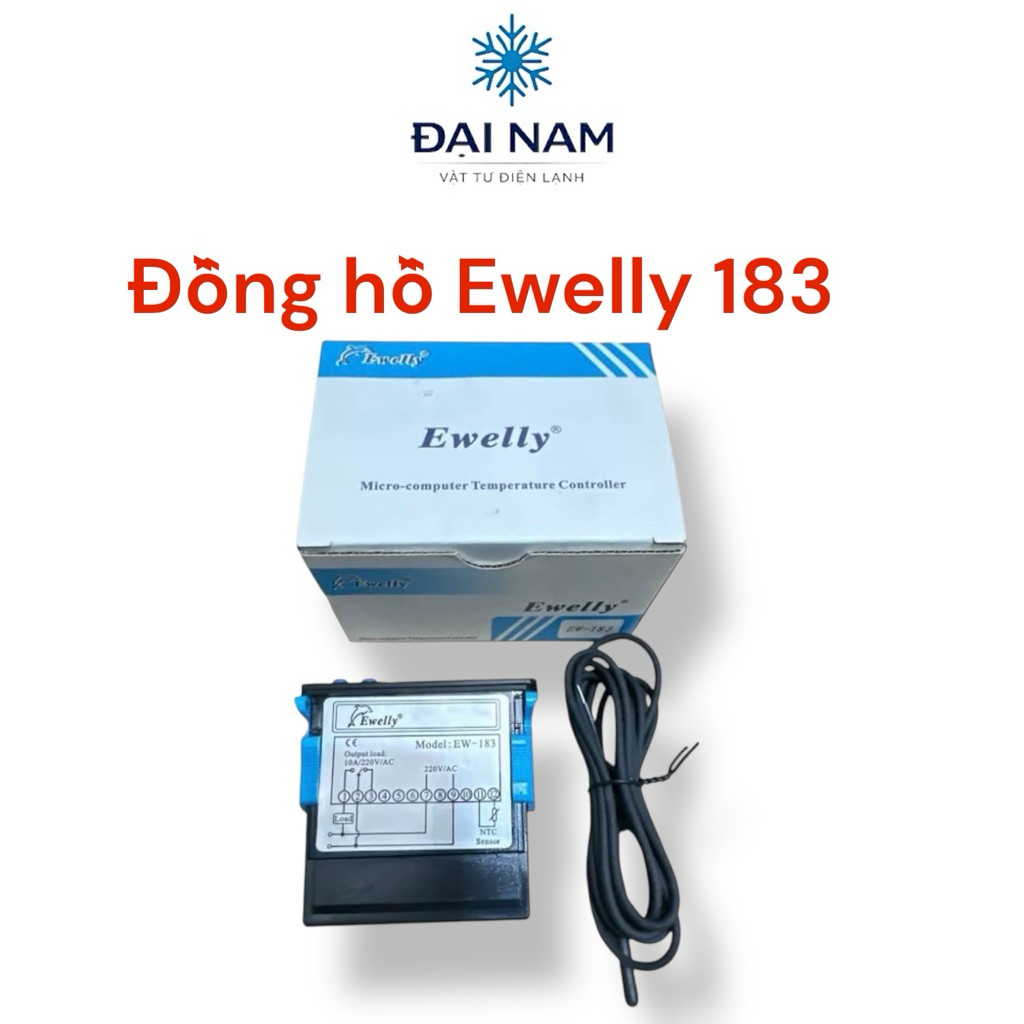 Bộ điều khiển nhiệt độ Ewelly 183 - Đồng hồ Ewelly 183 181 285