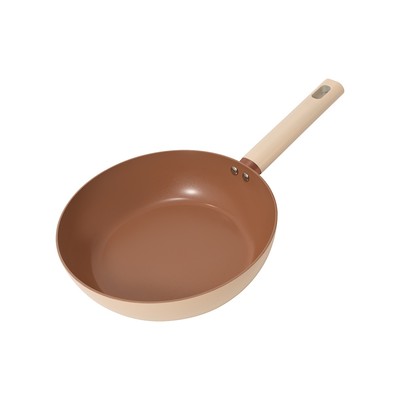 Chảo chống dính Ceramic Cera Titan cao cấp Elmich Mocha EL5980/5982MC Size 20, 24, 26, 28cm ( Dày 3.2mm )