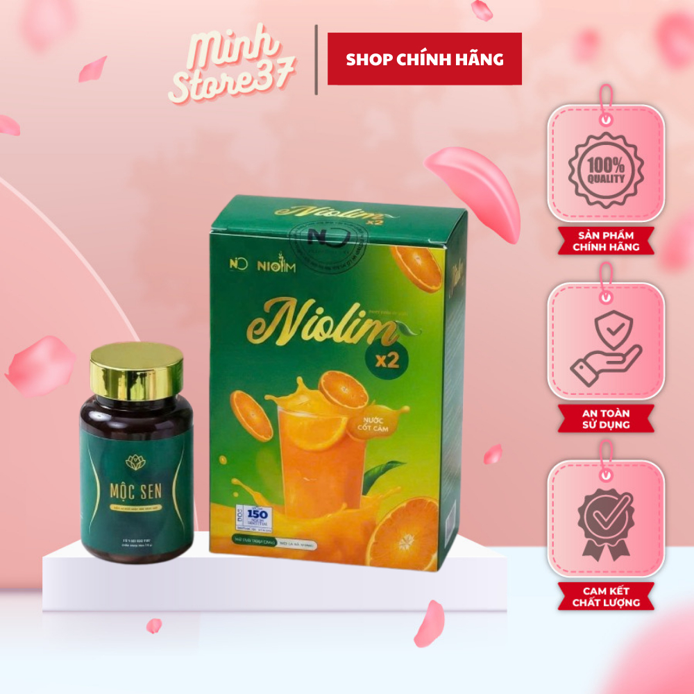 Combo Viên Uống Mộc Sen Nio Và Niolim X2
