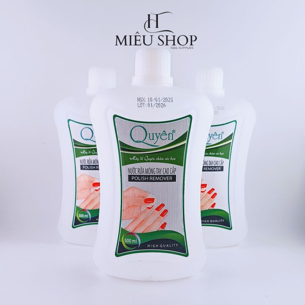 Axeton lau gel, axeton Quyên rửa móng làm nail