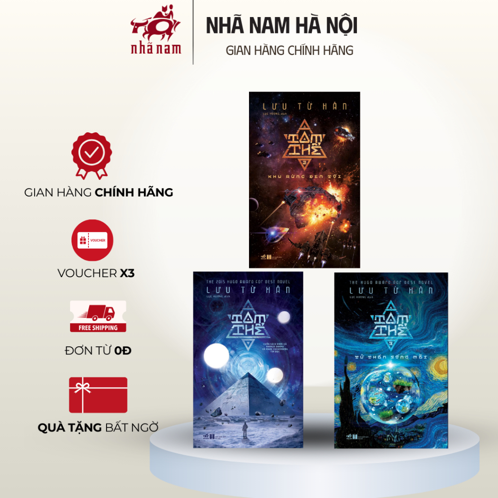 Sách - Series Sách Tam Thể  (3 tập) ( Lưu Từ Hân) - Nhã Nam Hà Nội