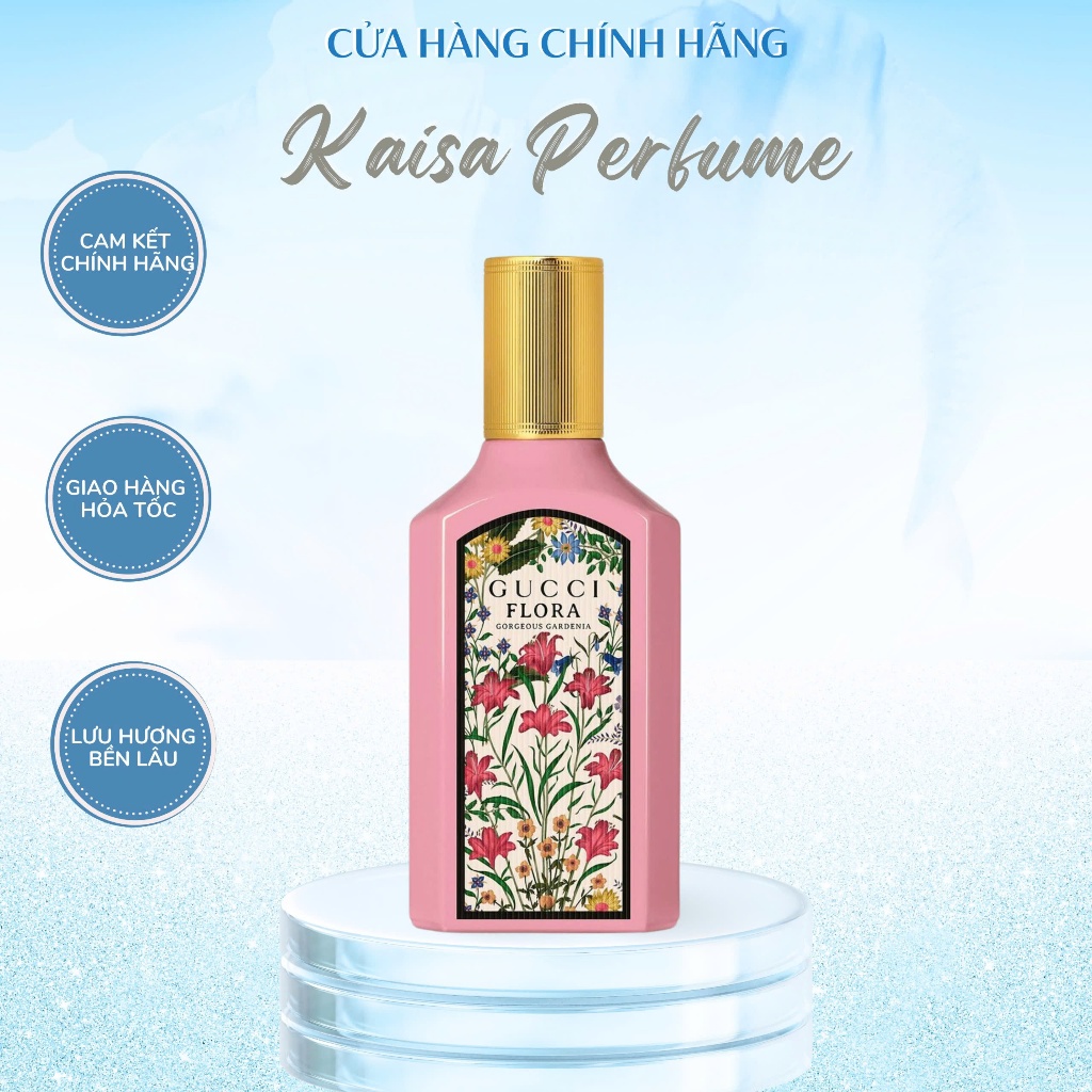 [ Chính Hãng ] Nước Hoa Nữ Authentic Gucci Flora Gorgeous Gardenia EDP 100ml Hương Thơm Ngọt Ngào, N