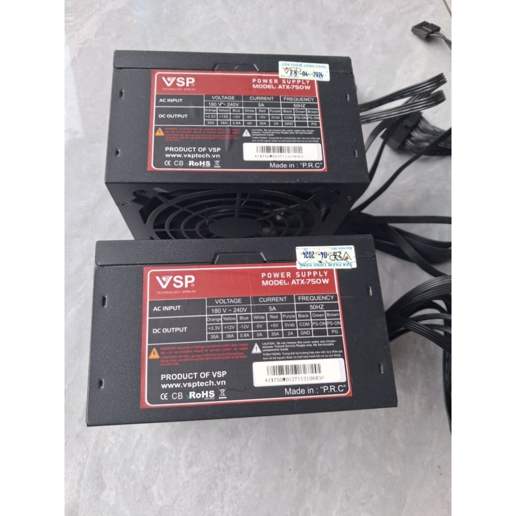 Nguồn máy tính  ATX-750W VSP