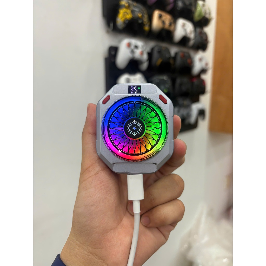 [BH 12th- 1 đổi 1] Quạt Tản Nhiệt Sò Lạnh Cao Cấp KIRI TH28 V2 Pro Ai 37W làm lạnh cực nhanh,bản mới