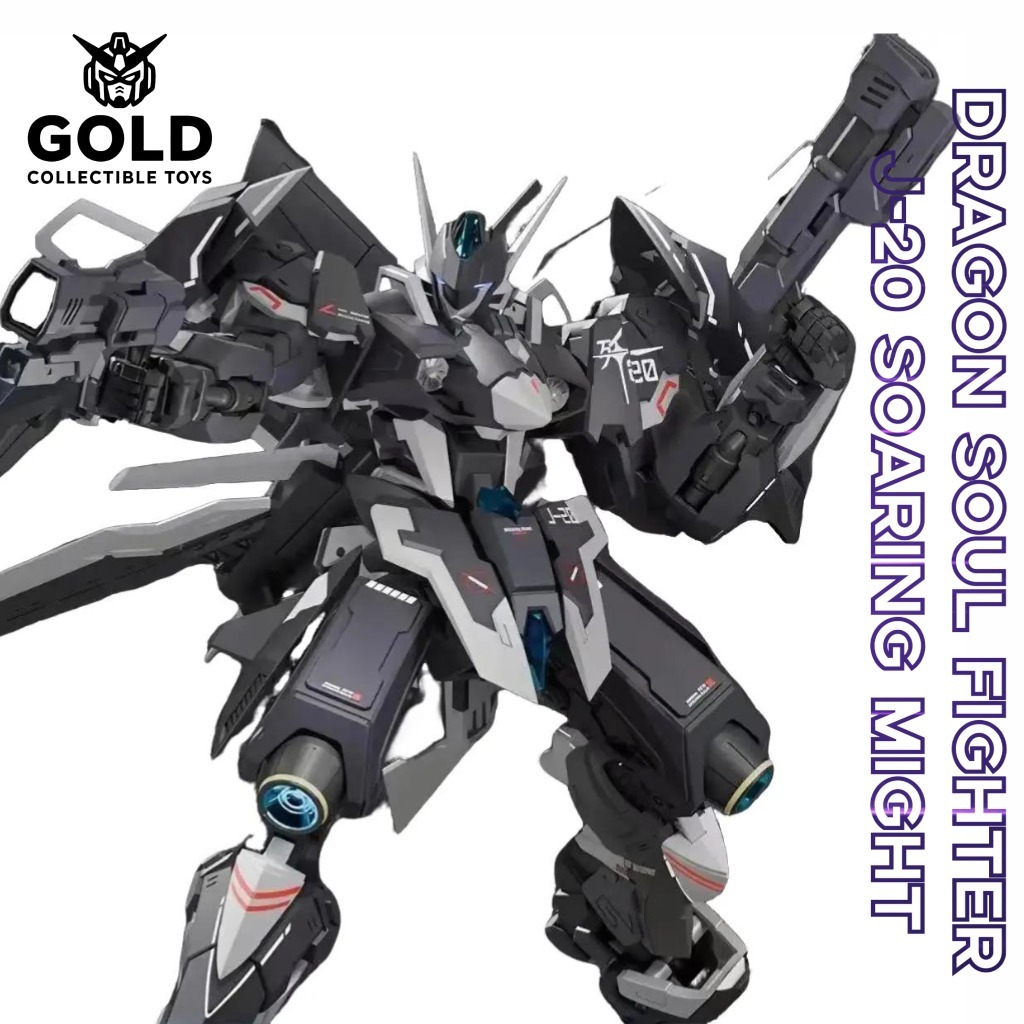 Xiwan Dragon Soul Fighter J20 Cangwei – Mô Hình Máy Bay Lắp Ráp Hợp Kim Mecha Quốc Sáng