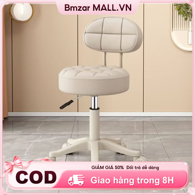 BMZAR Ghế xoay có bánh xe tựa lưng chiều cao có thể điều chỉnh | BigBuy360 - bigbuy360.vn