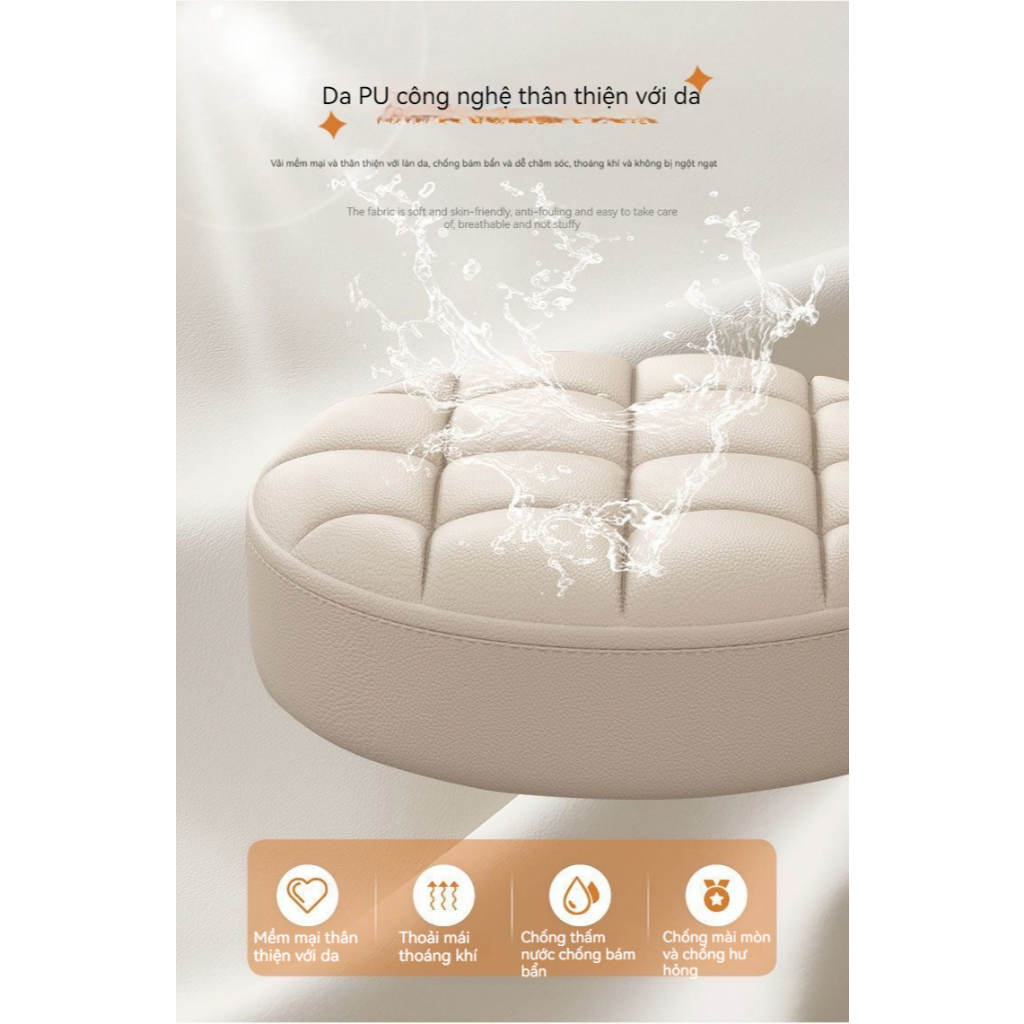 BMZAR Ghế xoay có bánh xe tựa lưng chiều cao có thể điều chỉnh | BigBuy360 - bigbuy360.vn