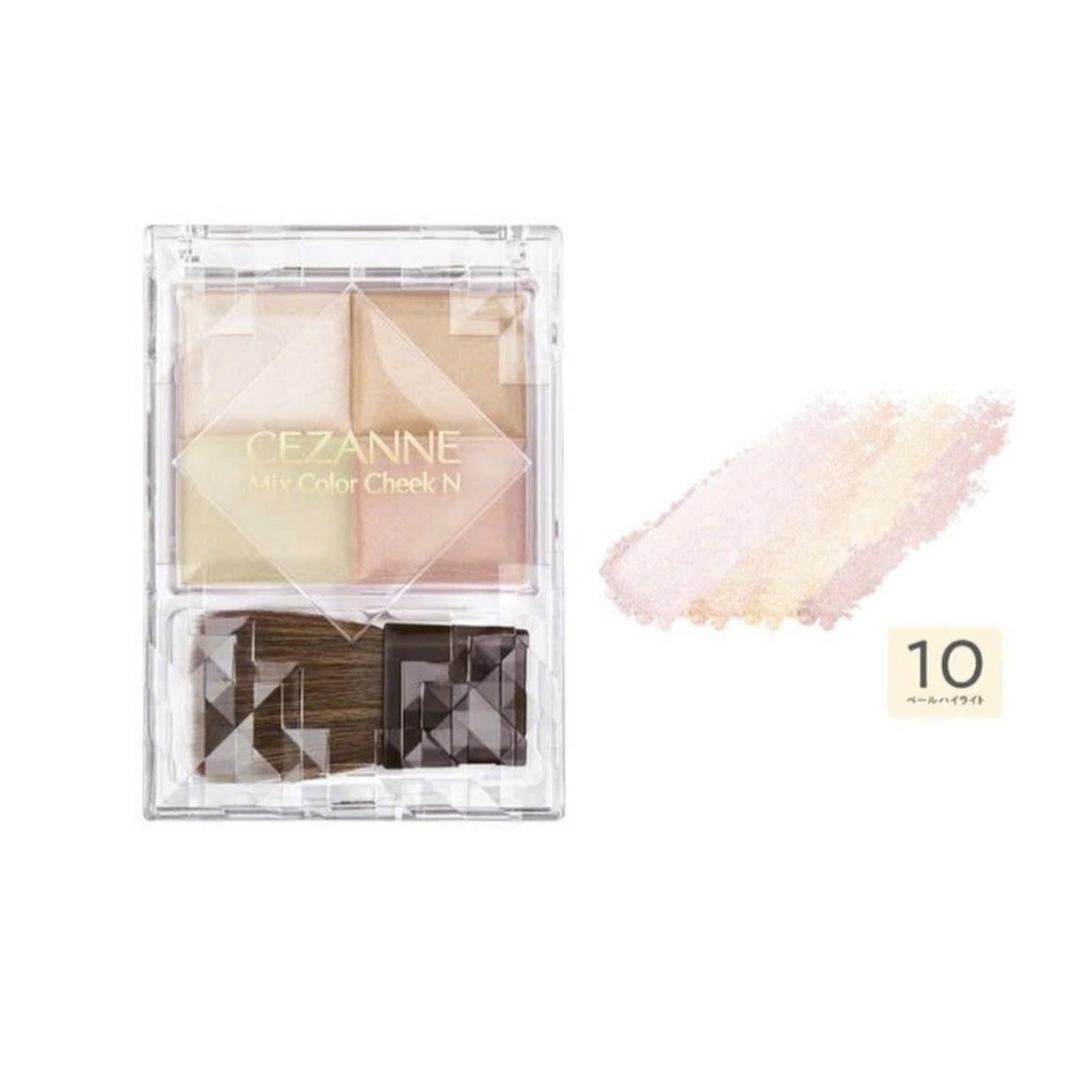 Phấn má/ highlight CEZANNE 4 ô