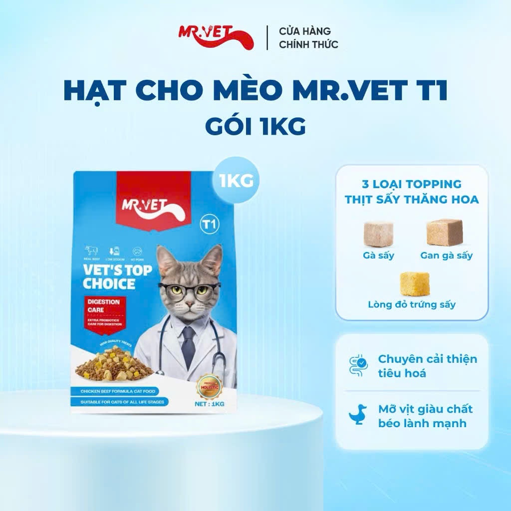 [ QUÀ TẶNG ] HẠT MR.VET MẪU NGẪU NHIÊN MR.VET 50GR