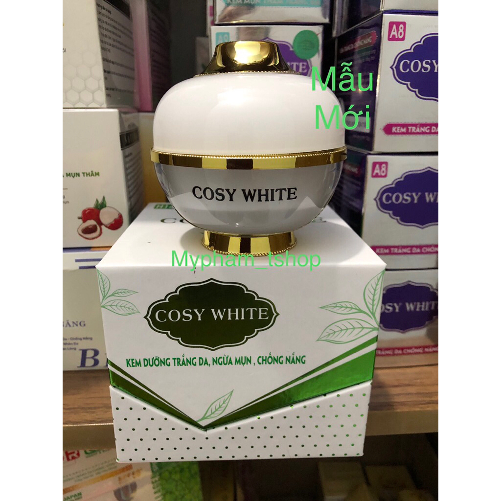 Kem Cosy White Trà Xanh Trắng Da Ngừa Mụn Chống Nắng ,Mẫu Mới